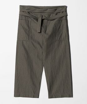 ts(s)/＜ts(s)＞Gingham Plaid Jacquard Thai Pants/ギンガムチェック タイ パンツ/その他パンツ