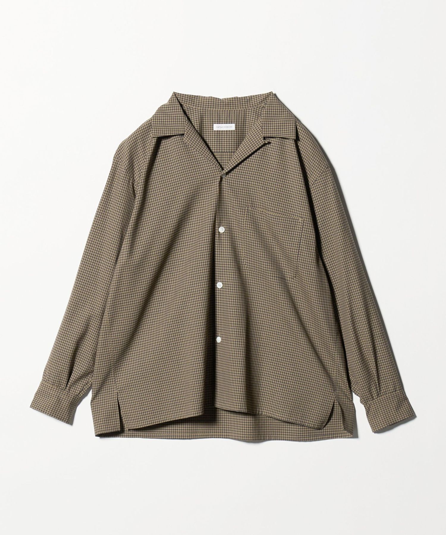 KAPTAIN SUNSHINE＞Open Collar Shirt/オープンカラーシャツ