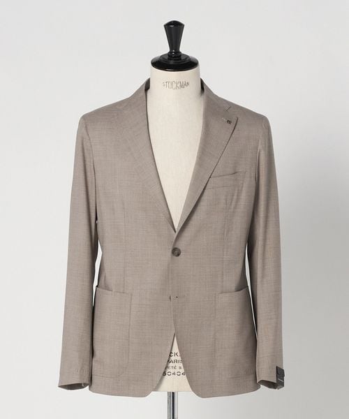 TAGLIATORE/＜TAGLIATORE＞ トップブラウン シングル 2ボタン テーラードジャケット/セットアップ ジャケット