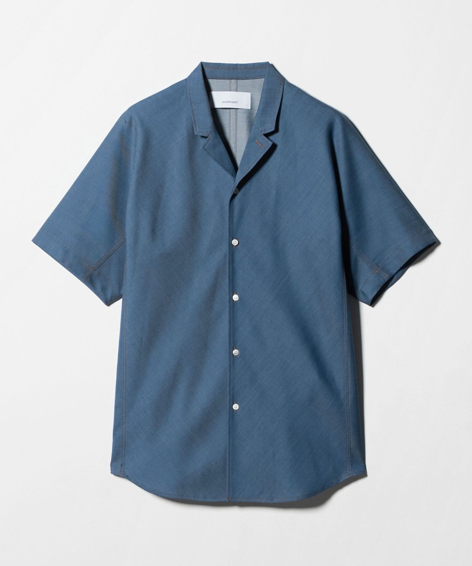 OVERCOAT＞ SHORT SLEEVE SHIRT JACKET/デニム ショートスリーブ シャツ