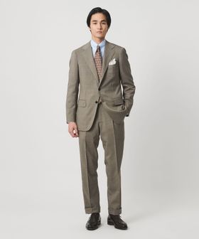UNITED ARROWS/山栄 ハウンドトゥース シングル 3ボタン スーツ REGULAR MODEL/スーツ / セットアップ
