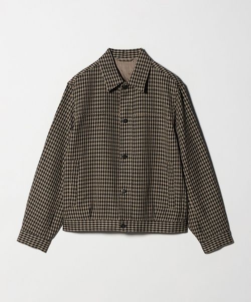 UNITED ARROWS/リネン バスケットツイル モダン トラッカージャケット/その他コート / ブルゾン