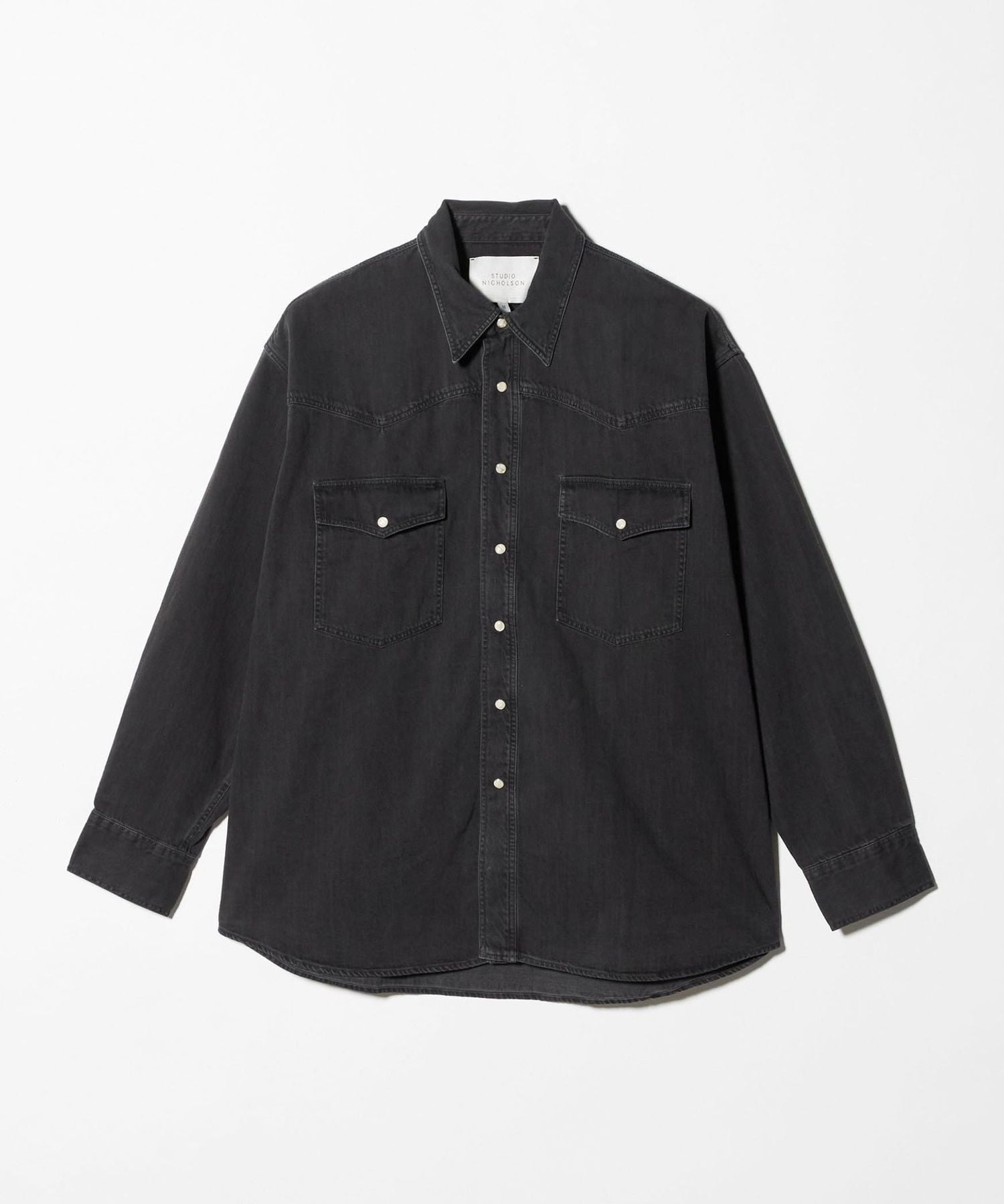 STUDIO NICHOLSON＞MYLO SHIRT/デニム シャツ