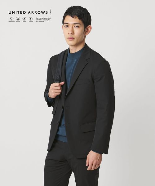 UNITED ARROWS/ダブルクロス シングル 2ボタン テーラードジャケット UA COZY ウォッシャブル ２WAYストレッチ はっ水/セットアップ ジャケット