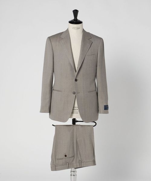 UNITED ARROWS/Vitale Barberis Canonico ヘリンボーン シングル 3ボタン スーツ MC―MODEL 撥水/スーツ / セットアップ