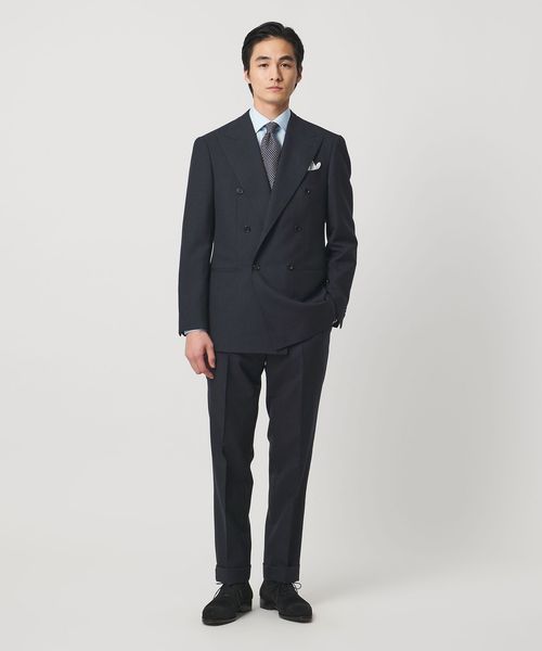 UNITED ARROWS/FOX BROTHERS ストライプ ダブル 6ボタン スーツ MC―MODEL/スーツ / セットアップ