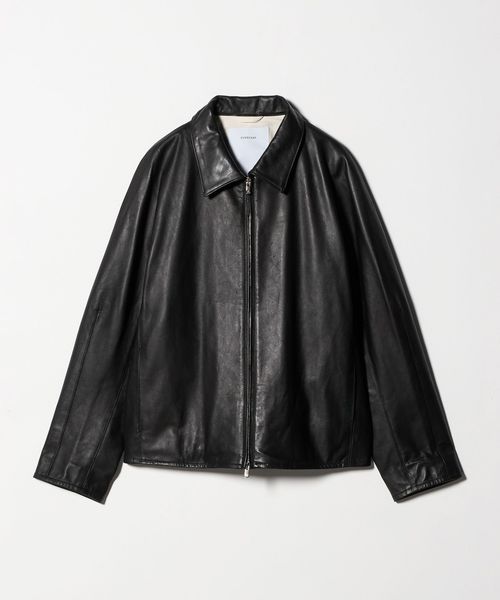 OVERCOAT/＜OVERCOAT＞ LEATHER ZIP BLOUSON/レザー ジップ ブルゾン/ライダース