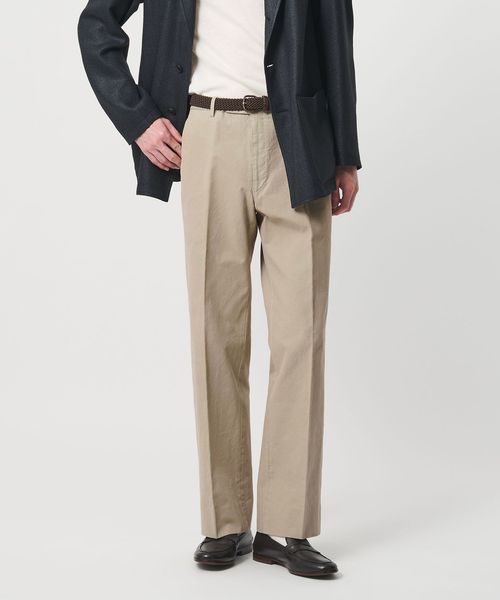 SOVEREIGN/＜SOVEREIGN＞コットン ツイルノープリーツ ストレート パンツ/チノパンツ