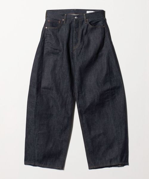 HYKE/＜HYKE＞BARREL LEG DENIM JEANS Original Blue/バレル レッグ デニムパンツ/デニムパンツ