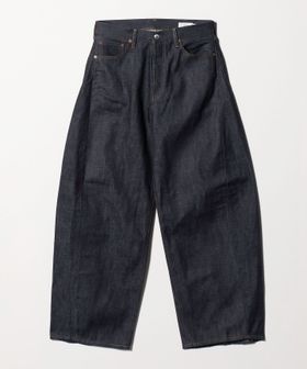 HYKE/＜HYKE＞BARREL LEG DENIM JEANS Original Blue/バレル レッグ デニムパンツ/デニムパンツ