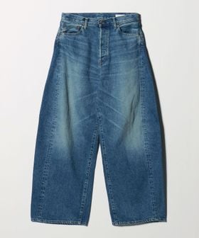 HYKE/＜HYKE＞BARREL LEG DENIM JEANS Used Wash Blue/バレル レッグ デニムパンツ/デニムパンツ