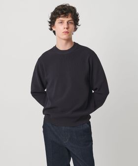 UNITED ARROWS/コットン/ポリエステル アゼ クルーネックニット/ニット / セーター