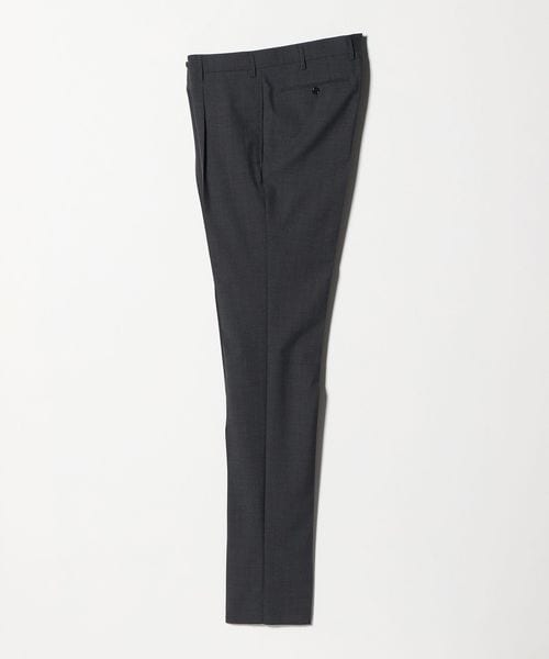 SOVEREIGN/＜SOVEREIGN＞ウール トロピカル １プリーツ テーパード スラックス/スラックス