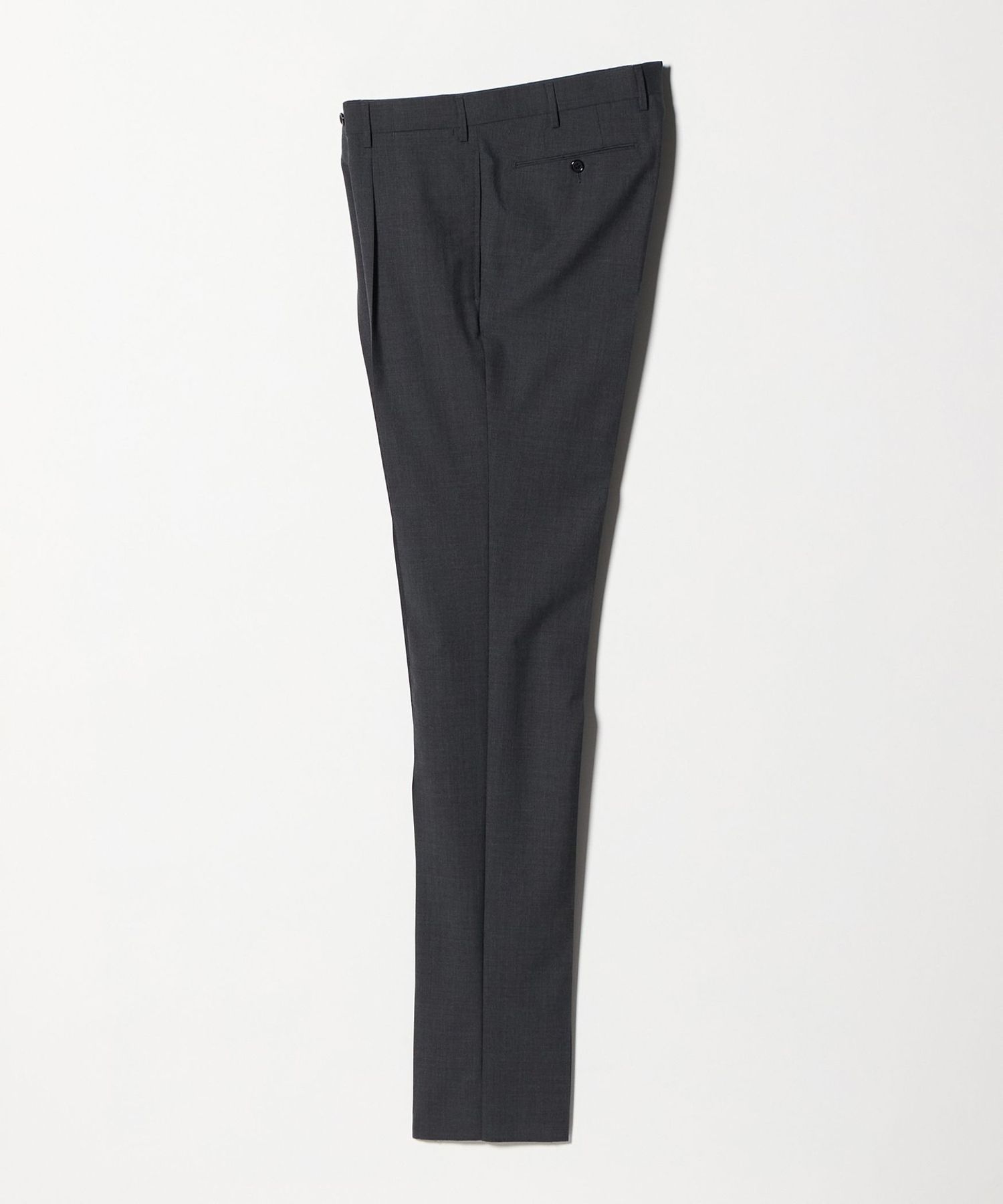 SOVEREIGN＞ウール トロピカル 1プリーツ テーパード スラックス