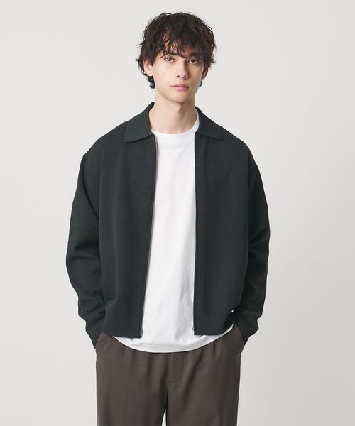 UNITED ARROWS/ブークレー ダブルフェイス ジップブルゾン/カーディガン / ボレロ