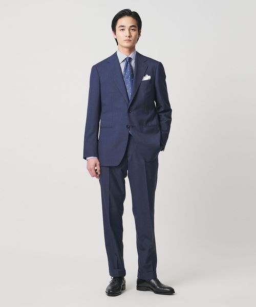 UNITED ARROWS/Vitale Barberis Canonico ハウンドトゥース シングル 3ボタンスーツ MC―MODEL/スーツ / セットアップ