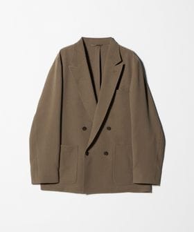 UNITED ARROWS/ポリエステルサブレ オーディナリー ダブル 4ボタン ジャケット/テーラードジャケット