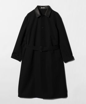 AURALEE/＜AURALEE＞WOOL MAX CANVAS COAT/ロングコート/ステンカラーコート