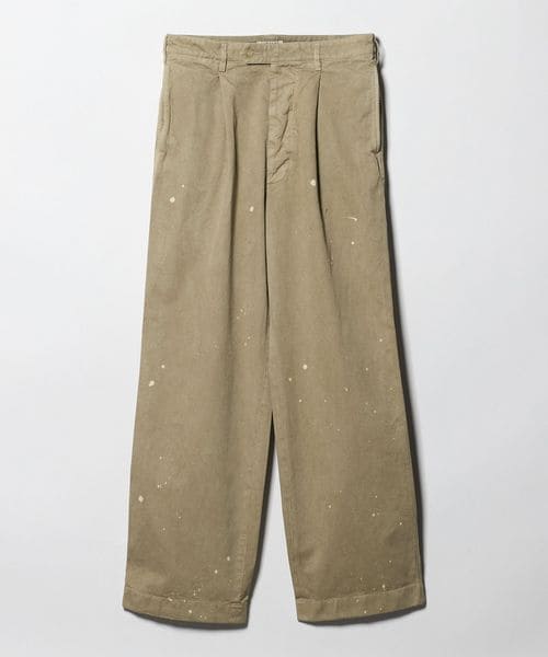 AURALEE/＜AURALEE＞GARMENTDYED FINX LIGHT CHINO ONETUCK WIDE PANTS/チノパンツ/チノパンツ