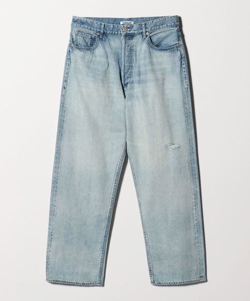 AURALEE/＜AURALEE＞FADED SELVEDGE DENIM WIDE PANTS/ワイド デニムパンツ/デニムパンツ