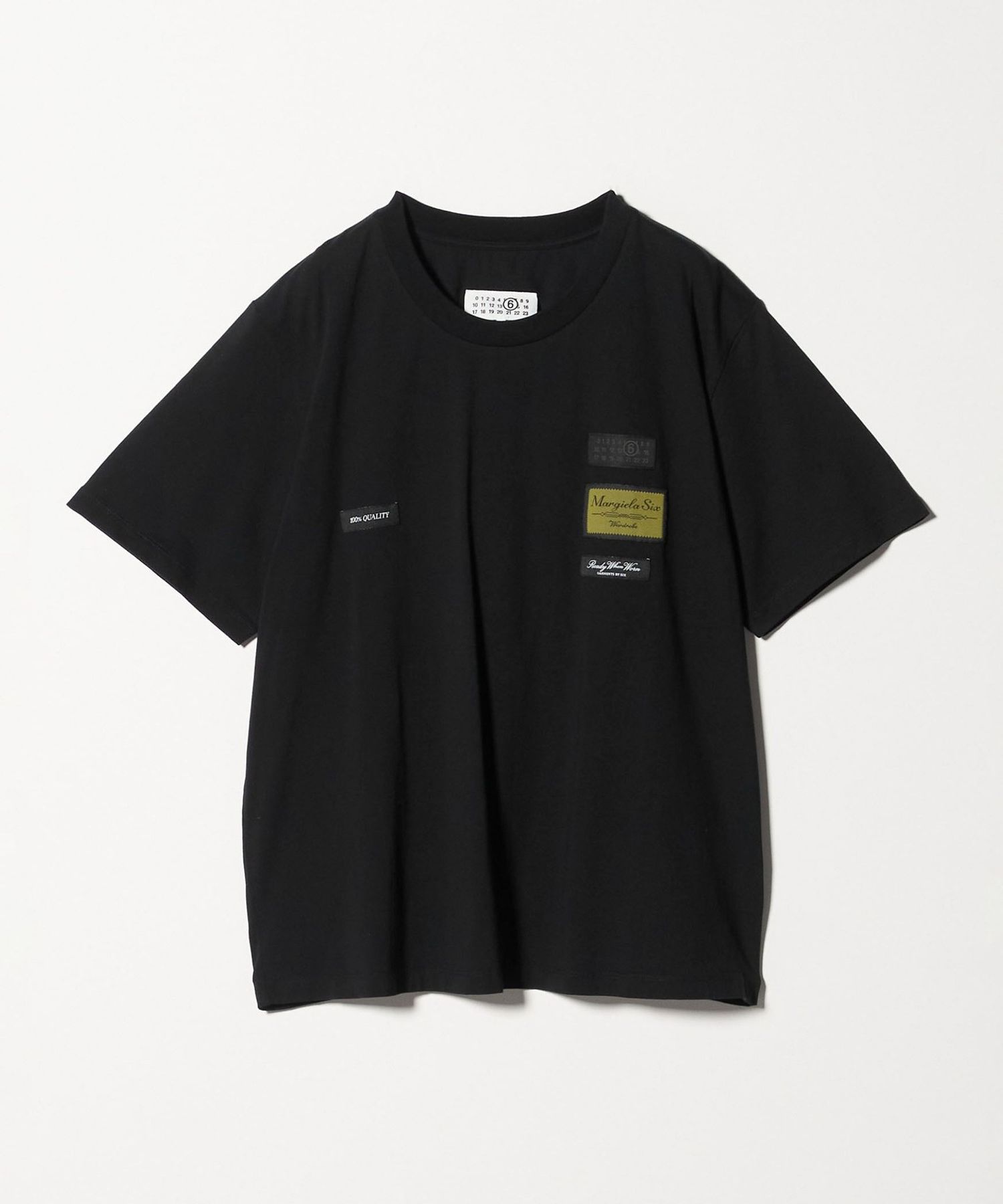 MM6 Maison Margiela＞ラベルパッチ Tシャツ