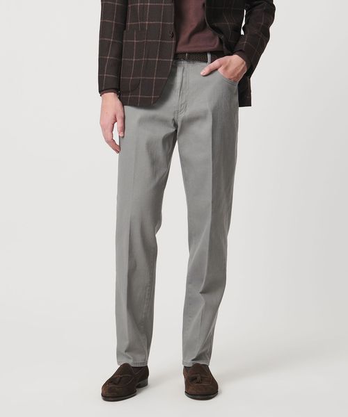 UNITED ARROWS/ドリル 5ポケット  ベーシック テーパード ノープリーツ パンツ/チノパンツ