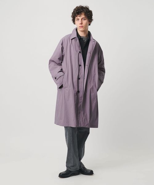 UNITED ARROWS/ナイロン/タフタ ウィンドウ マック コート 撥水/ステンカラーコート