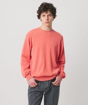 UNITED ARROWS/ハイツイストコットン ハイゲージ クルーネックニット 接触冷感/ニット / セーター