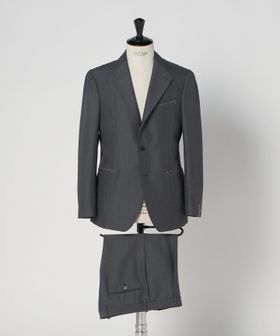 TITO ALLEGRETTO/＜TITO ALLEGRETTO＞グレー ソリッド シングル 3ボタン スーツ/スーツ / セットアップ