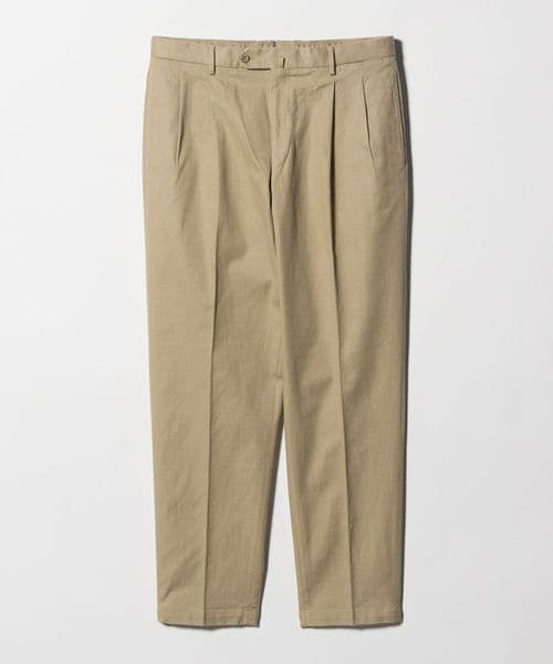 UNITED ARROWS/ツイル カルゼ ２プリーツ キャロット パンツ/スラックス