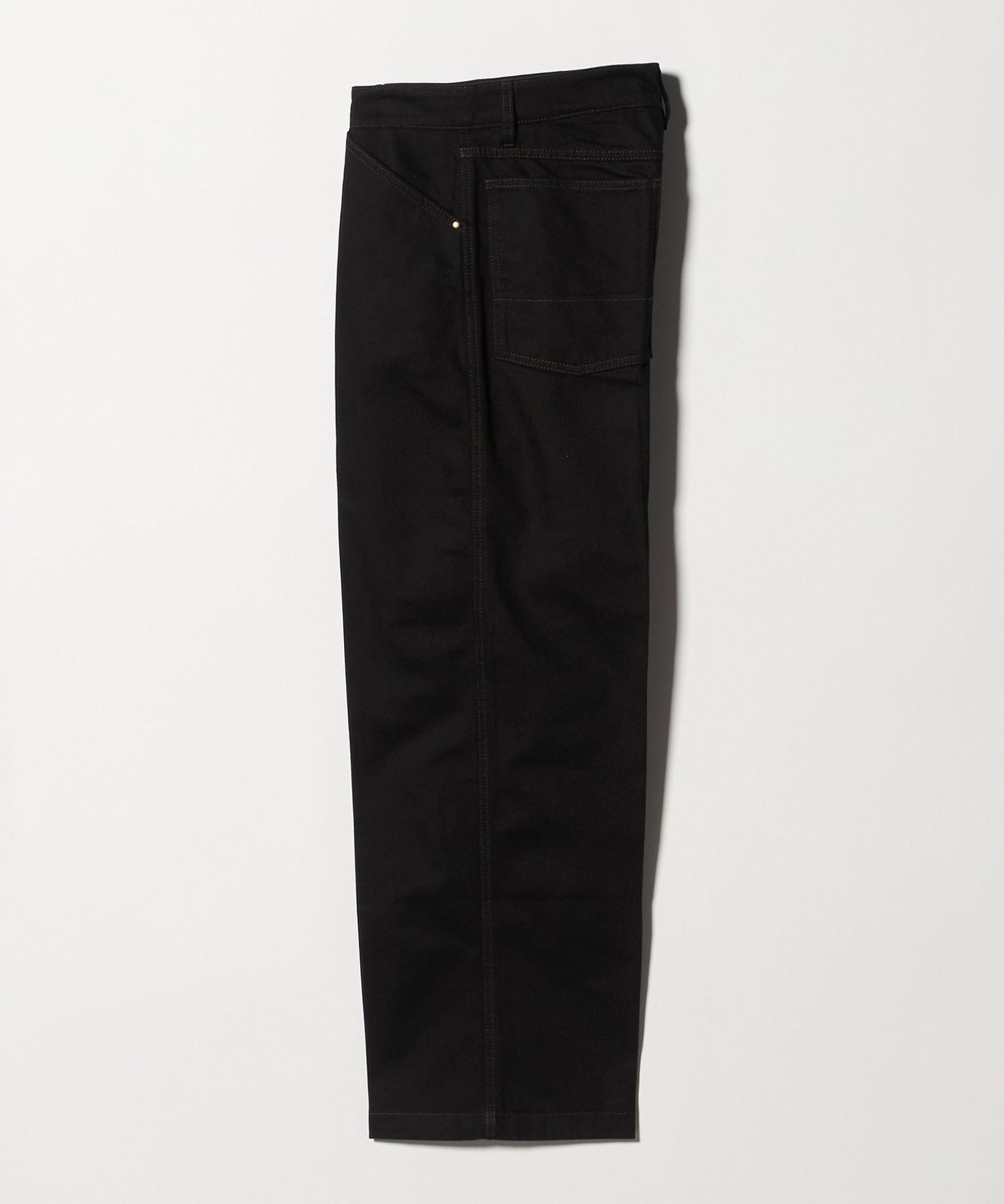 LEMAIRE＞ ブラック デニム ワイドパンツ