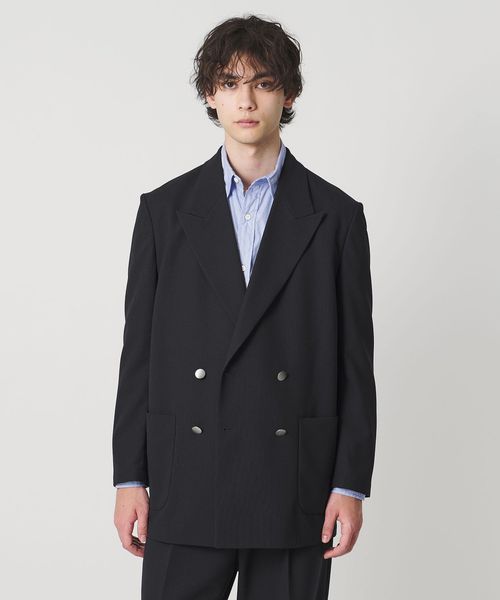 District/＜District＞4プライ ダブル 4ボタン ブレザー/テーラードジャケット