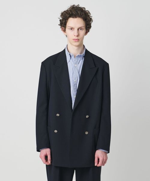 District/＜District＞4プライ ダブル 4ボタン ブレザー/テーラードジャケット