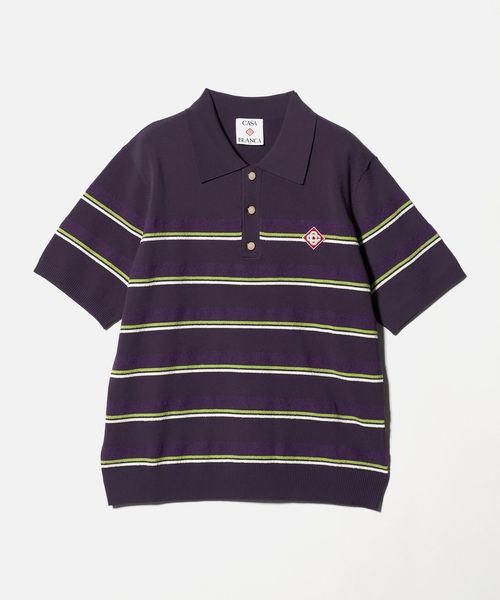 CASABLANCA/＜CASABLANCA＞Stripe PoloShirt/ストライプ ポロシャツ/ポロシャツ