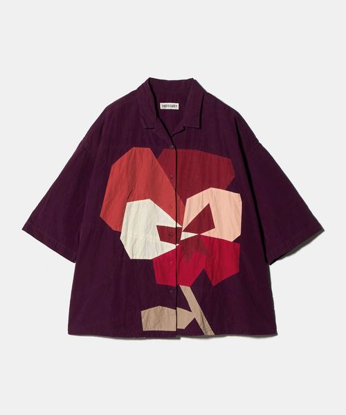 CASEY CASEY/＜CASEY CASEY＞APRIL FLOWER PATCHWORK SHIRT/ショートスリーブ シャツ/シャツ / ブラウス