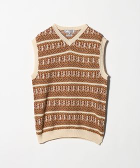 RAFFA MOLINA/＜RAFFA MOLINA＞オランタイ ボーダー ニット ベスト/ベスト