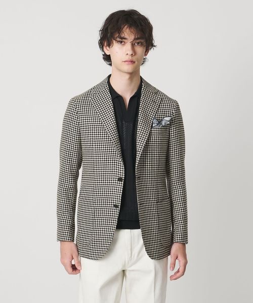 UNITED ARROWS/シェパードチェック シングル 3ボタン テーラードジャケット C―MODEL/テーラードジャケット