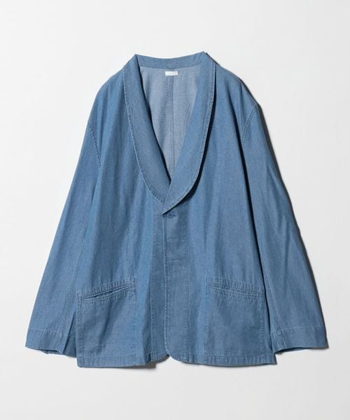 SEEALL/＜SEEALL＞DENIM SHAWLCOLLAR JACKET/デニム ショールカラー ジャケット/その他ジャケット / スーツ / セットアップ