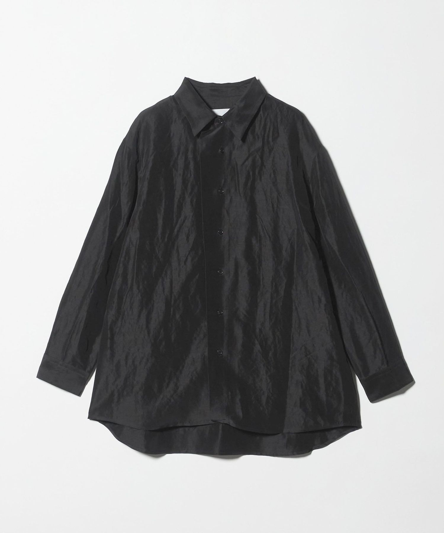 nonnotte＞ Cascade Placket Oversized Shirt/カスケード プラケット