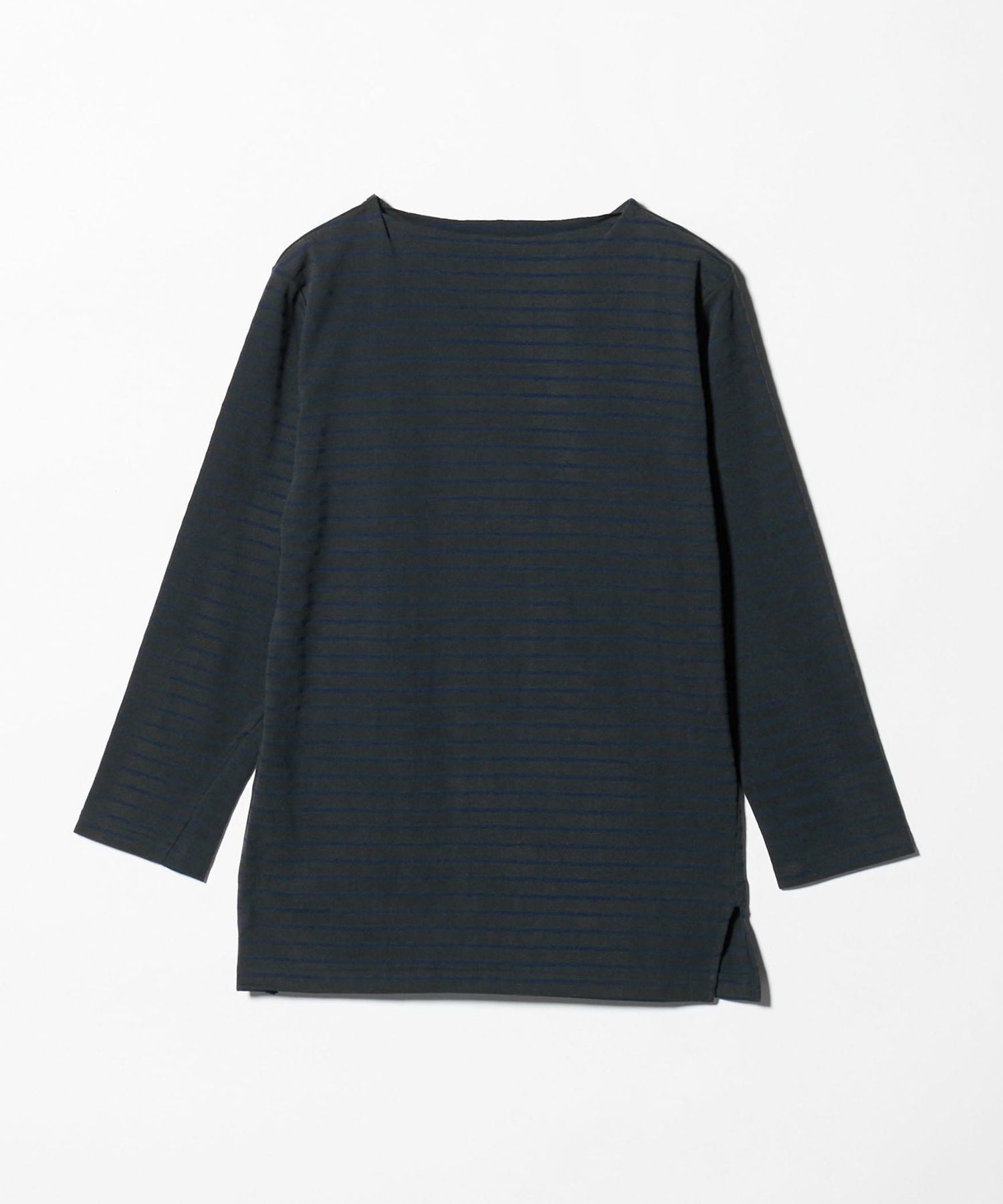 CLASS＞STRIPED JERSEY BOAT NECK TEE/ボーダー ボートネック Tシャツ
