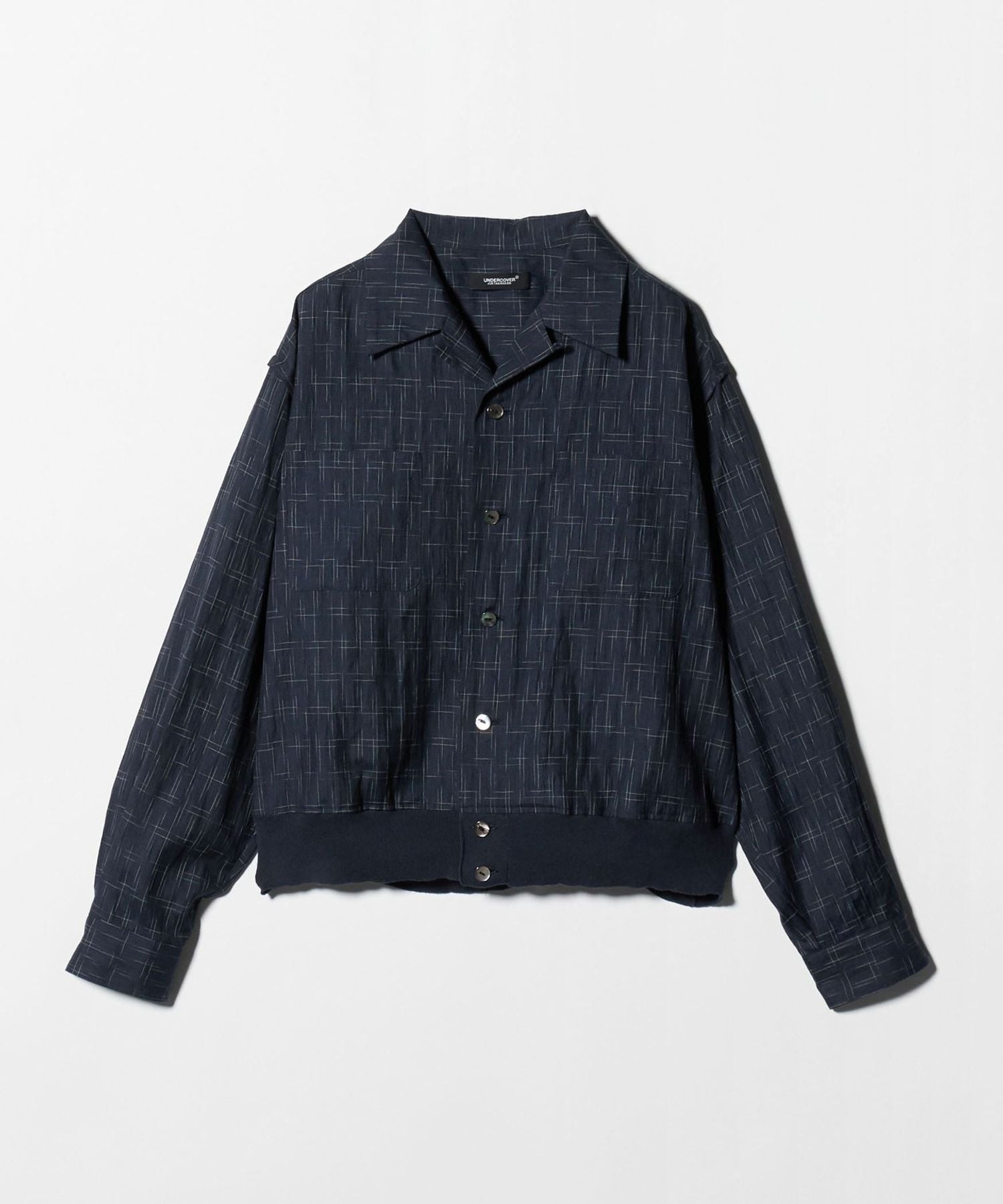 UNDERCOVER＞オープンカラー シャツ