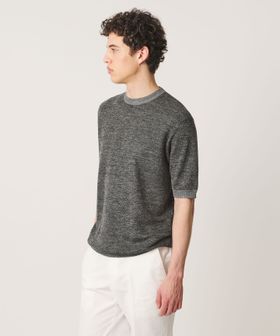 SOVEREIGN/＜SOVEREIGN＞ハニカム ニットTシャツ/Tシャツ / カットソー