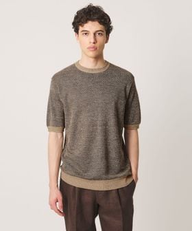 SOVEREIGN/＜SOVEREIGN＞ハニカム ニットTシャツ/Tシャツ / カットソー