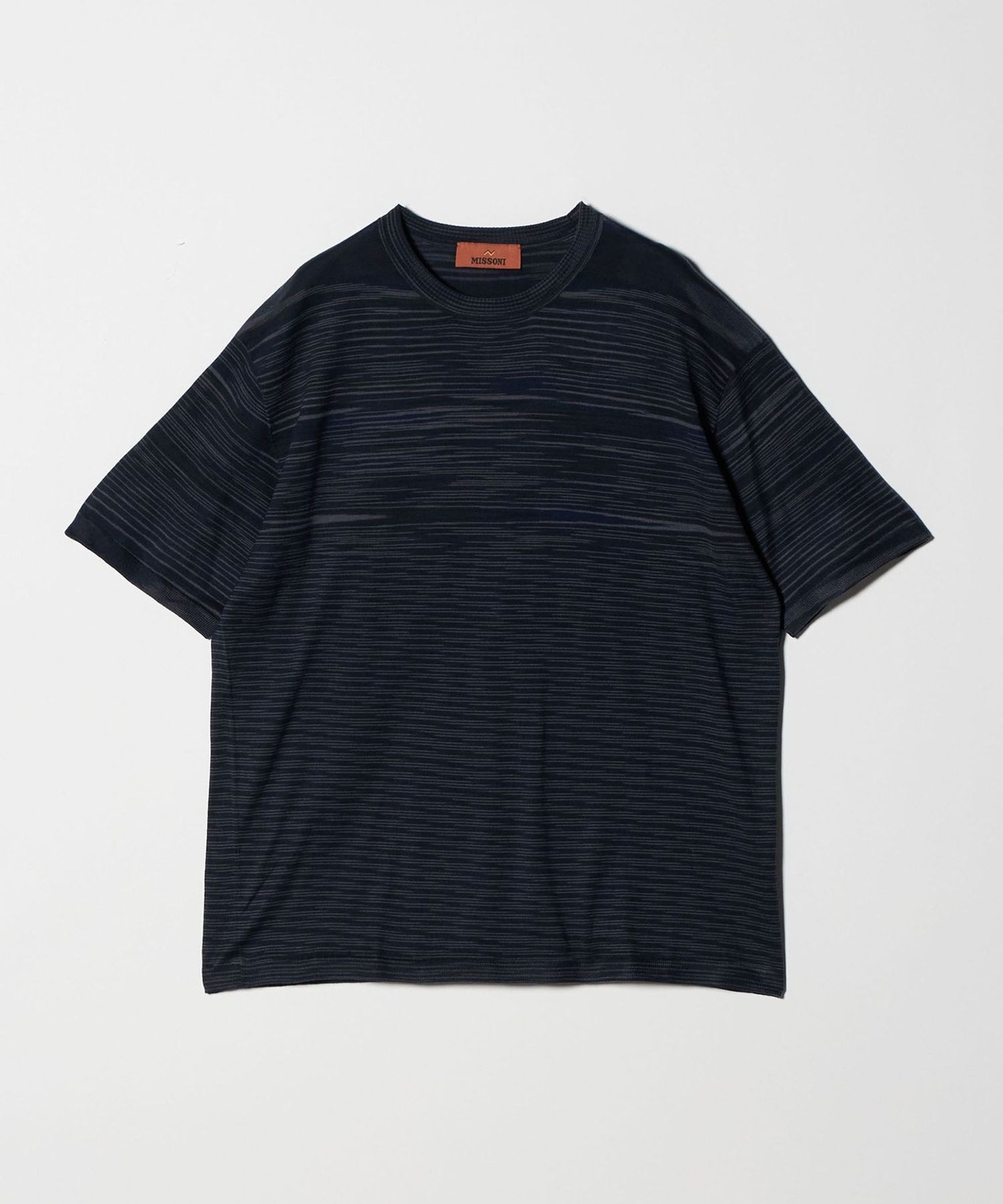 marin  ドゥロワー ミラノショートスリーブニット ネイビー MISSONI＞ ショートスリーブ ニット