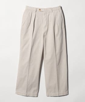 District/＜District＞コットン ツイル オーバーダイ 2プリーツ パンツ/チノパンツ