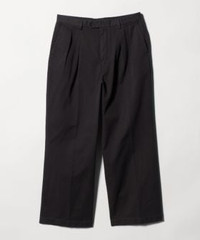 District/＜District＞コットン ツイル オーバーダイ 2プリーツ パンツ/チノパンツ