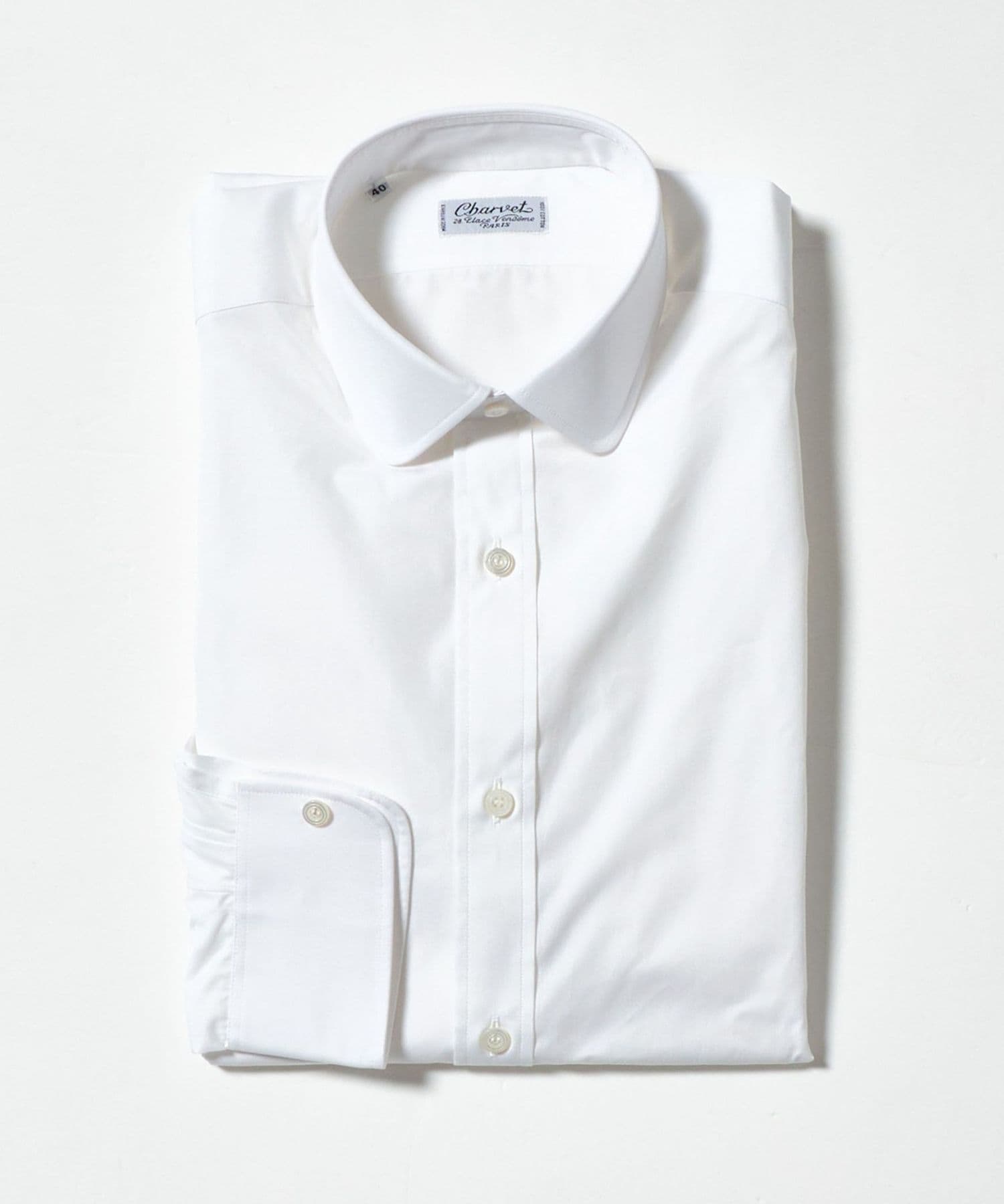 Charvet＞ラウンドカラー シャツ