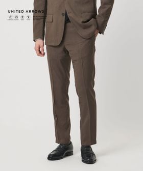 UNITED ARROWS/ウールルック ノープリーツ テーパード パンツ UA COZY　ウォッシャブル　ヨコストレッチ/セットアップ パンツ