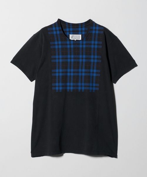 MAISON MARGIELA/＜MAISON MARGIELA＞ チェックパネル コットンTシャツ/Tシャツ / カットソー