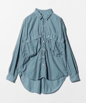 KATHARINE HAMNETT/＜KATHARINE HAMNETT＞PARACHUTE LONG TAIL SHIRT/パラシュート ロングテール シャツ/シャツ / ブラウス